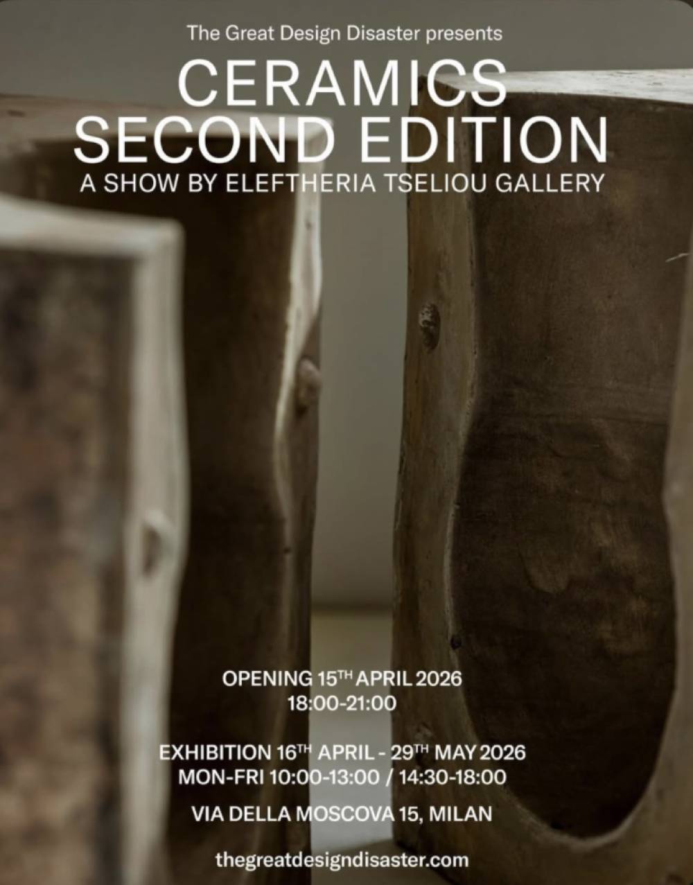 CERAMICS - SECOND EDITION by Eleftheria Tseliou Gallery x TGDD